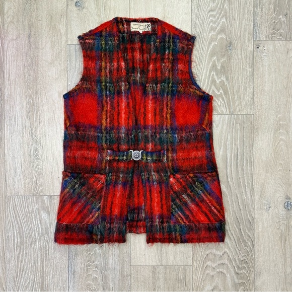 Vintage Fraser Cameron mohair tartan vest - Picture 8 of 9